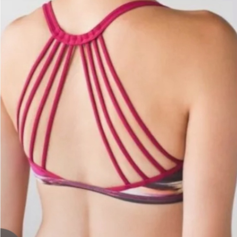Lululemon Ta Ta Tummer Bra Size 4 Multi Colored - Picture 2 of 5